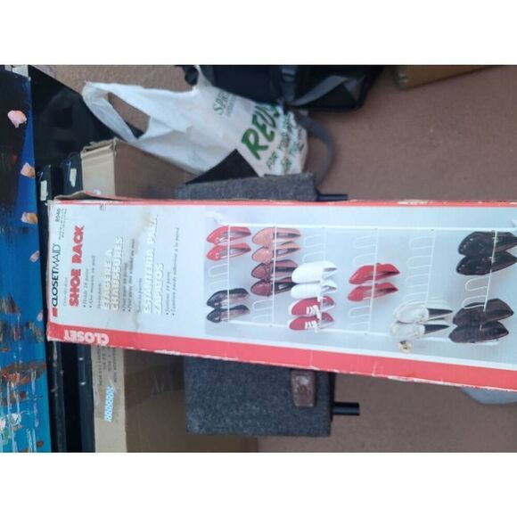 Closetmaid Over The Door Shoe Rack New damaged box - Picture 1 of 3